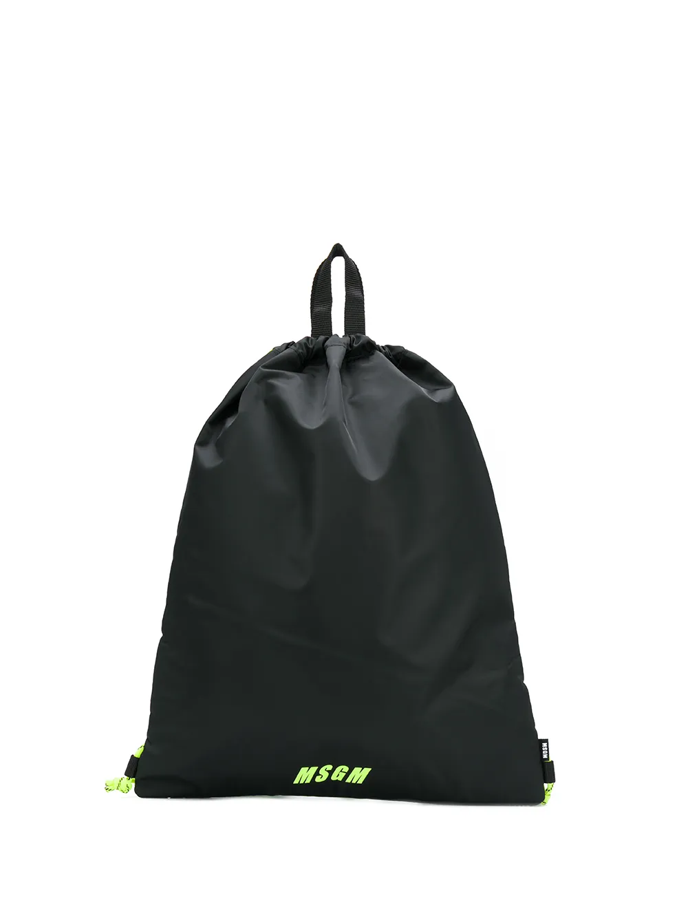 MSGM logo-print drawstring backpack MSGM logo-print drawstring backpack