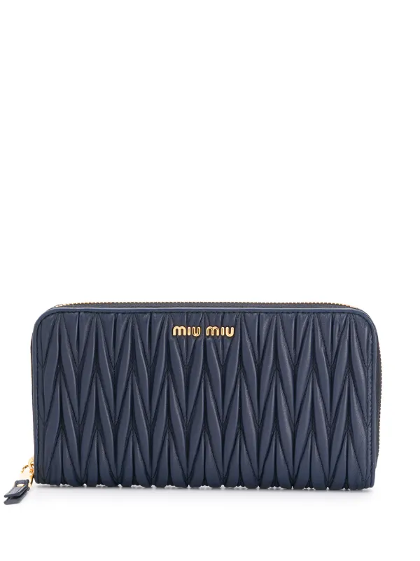 miu miu matelasse wallet