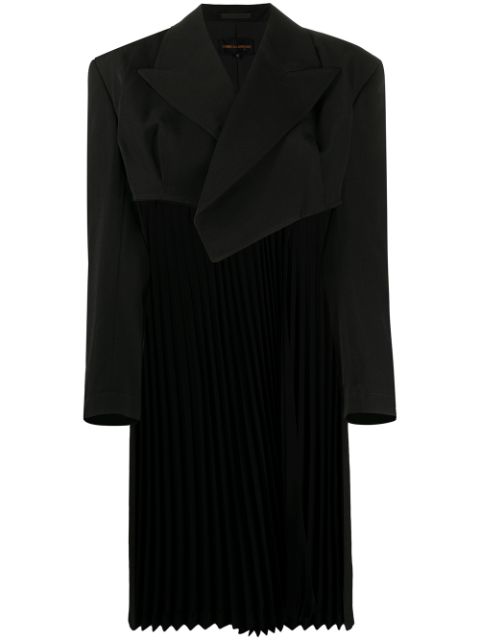 Comme Des Garcons 1980s elongated pleated back jacket Women