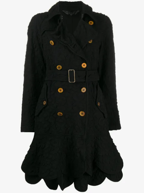 Comme Des Garçons Pre-Owned abrigo capitonado con doble botonadura 2000