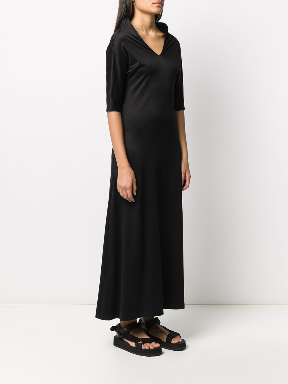 Yohji Yamamoto Pre-Owned 1990s stand-up Collar A-line Dress - Farfetch