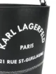 Karl Lagerfeld Address print bucket bag