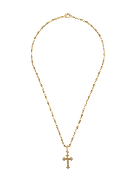 Click to view more detailed imagery on our partner's website Dolce & Gabbana Gold Cross Pendant Necklace
