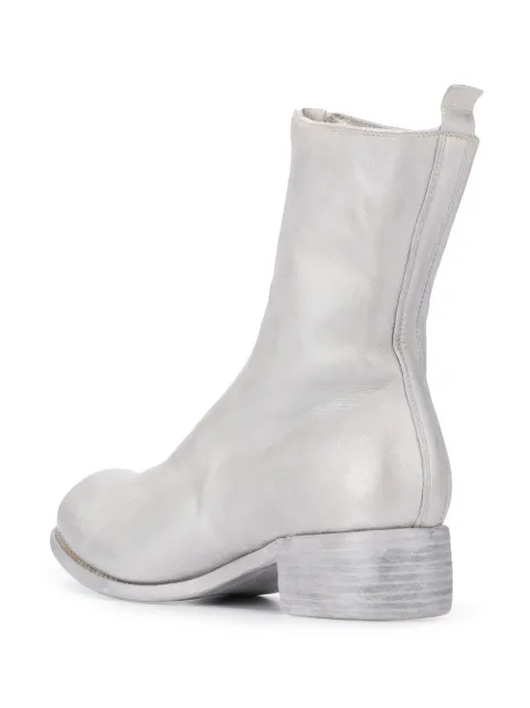 guidi front zip loafers