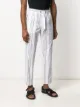 Dolce & Gabbana drawstring straight striped trousers