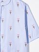 Gucci Kids بلوزة مطرزة بزهور