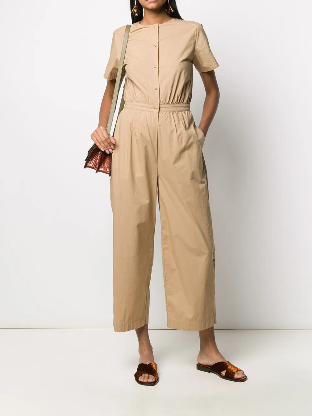  Woolrich Jumpsuit Mit Kurzen ärmeln   Nude 
