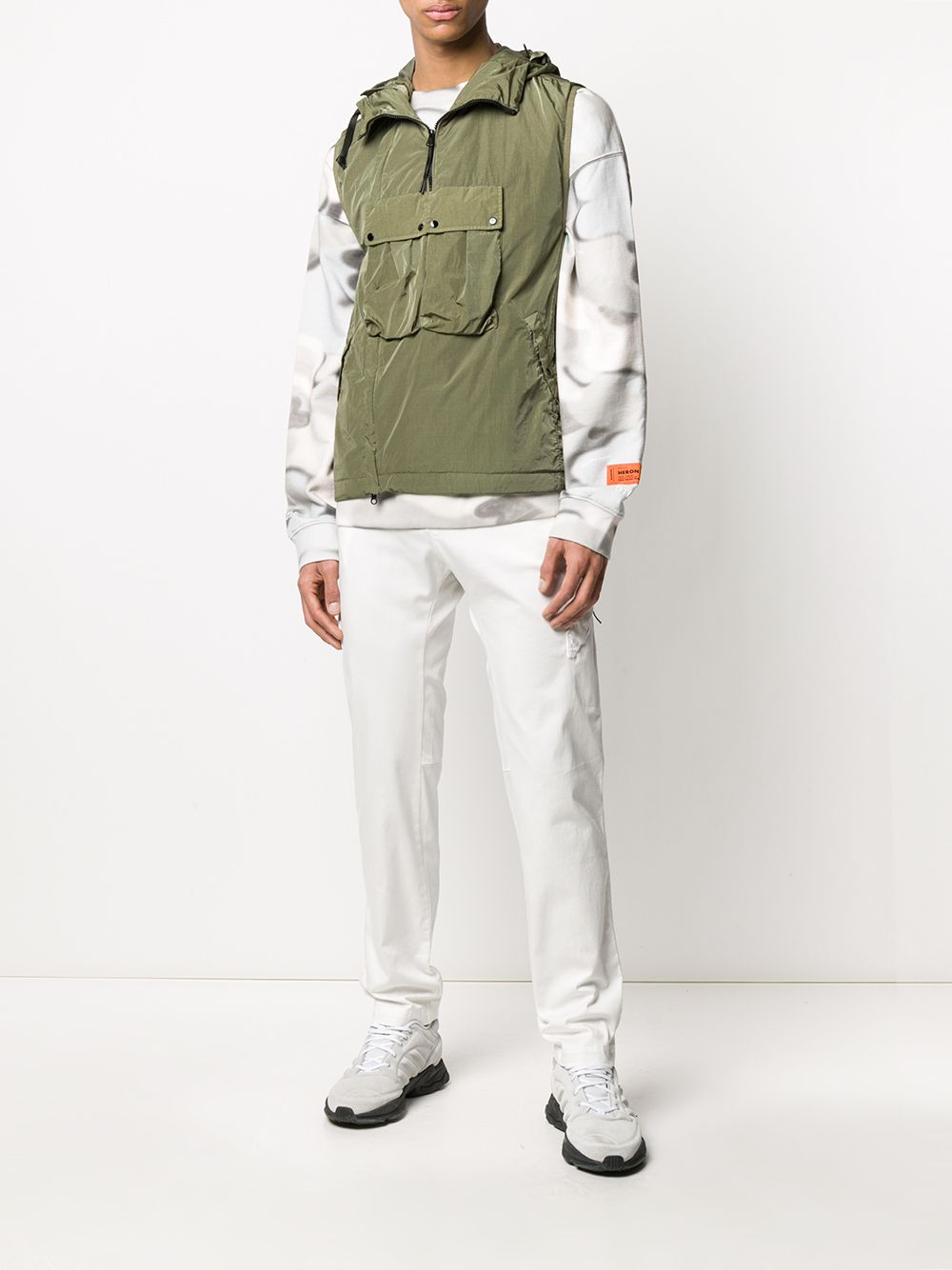 фото C.p. company one pocket hooded vest