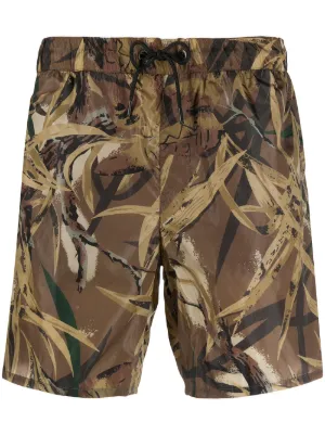 moncler swim shorts khaki