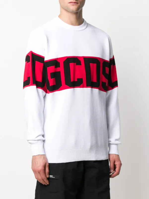 Gcds Maglione Oversize Con Logo - Farfetch