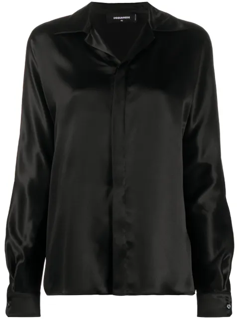 DSQUARED2 Hemd mit offenem Kragen