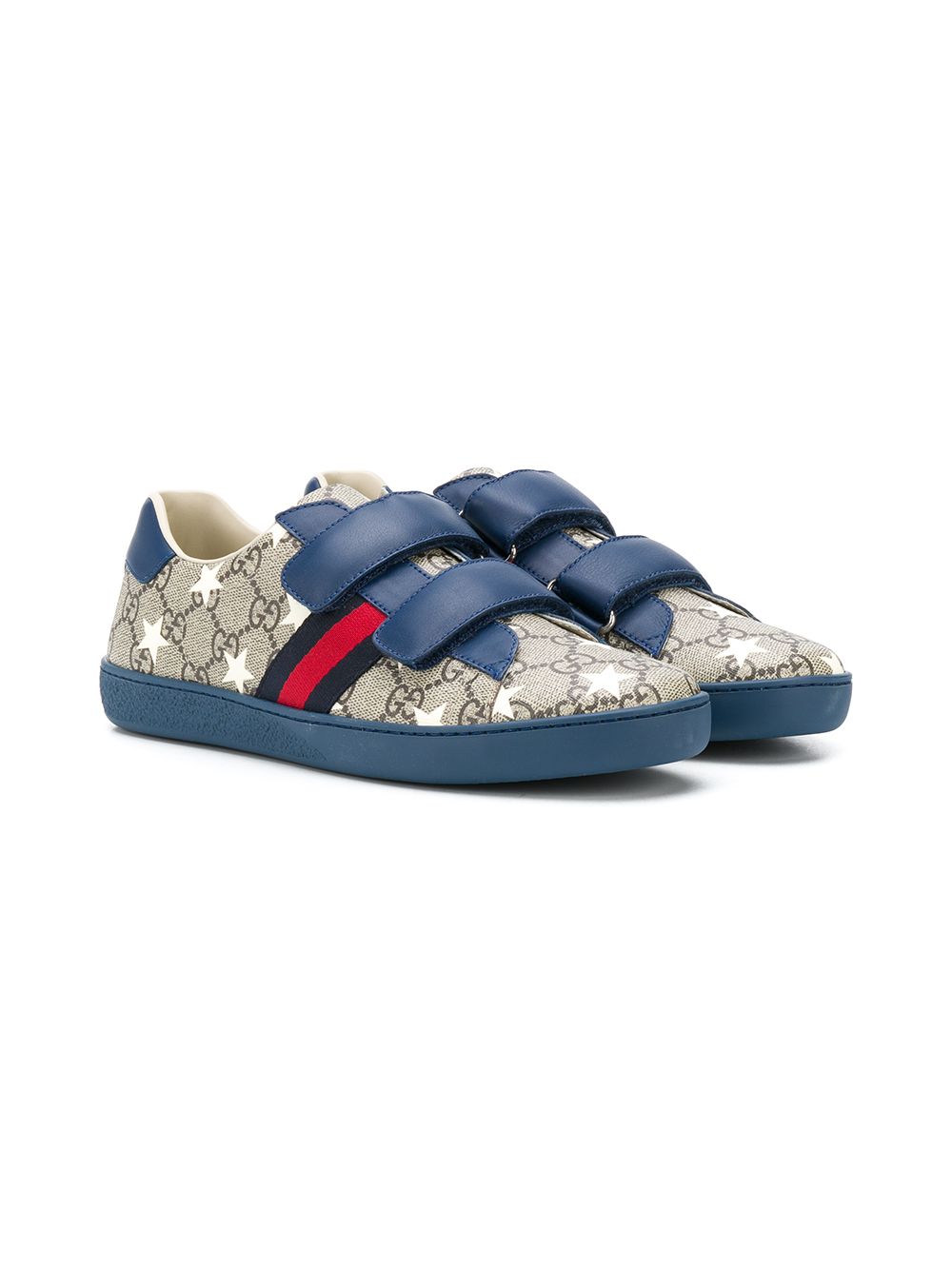 GUCCI TEEN ACE GG STARS SNEAKERS