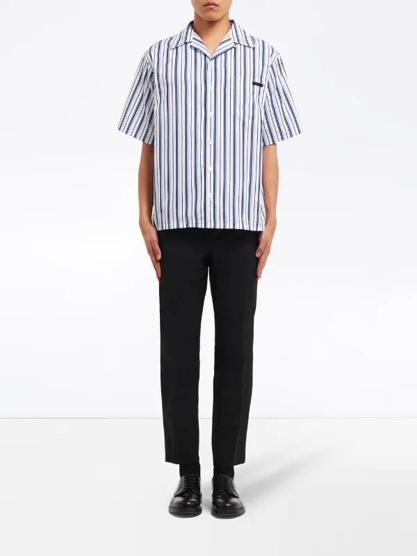 prada striped shirt