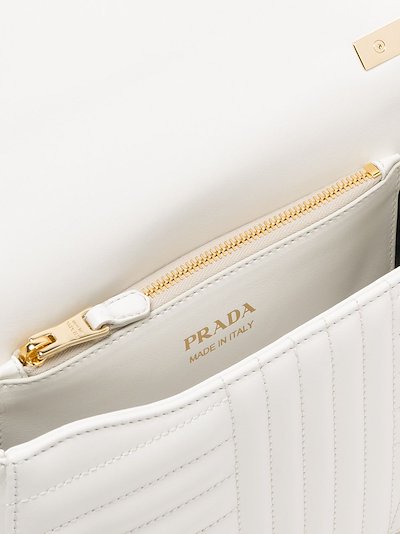 Prada Diagramme shoulder bag white | MODES