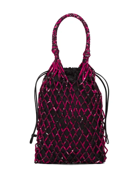 prada mesh tote