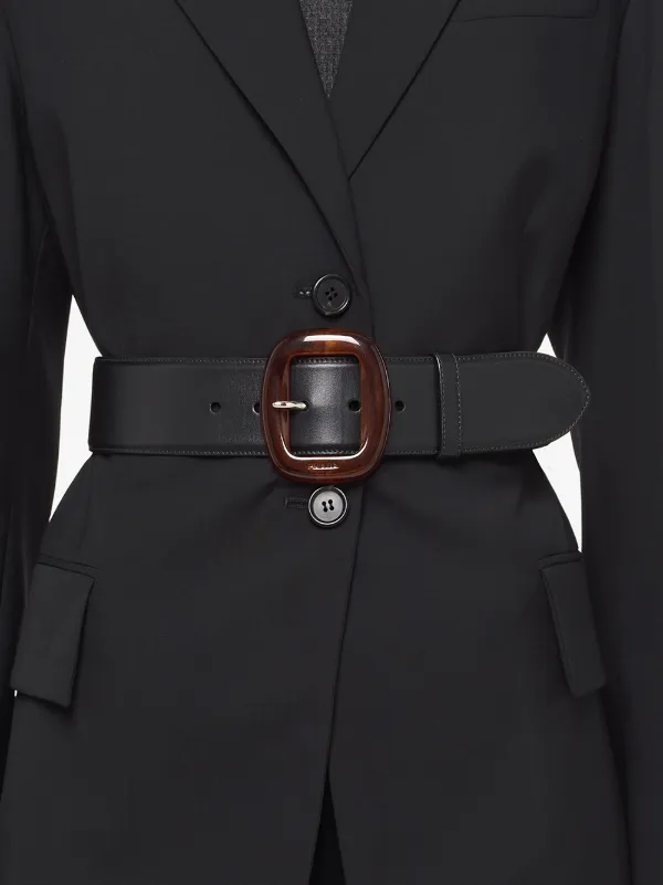 tortoiseshell belt buckle