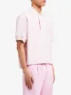 Prada logo-patch polo shirt