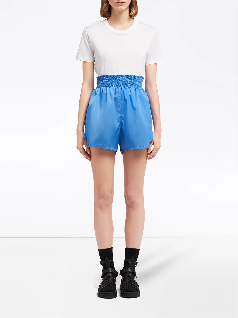 Logo Trim Track Shorts