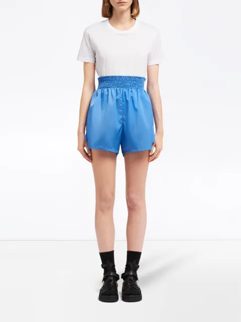 prada gabardine nylon shorts