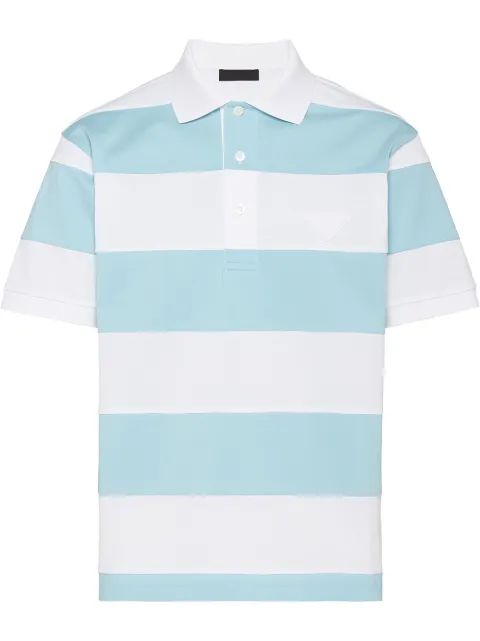 prada striped polo shirt