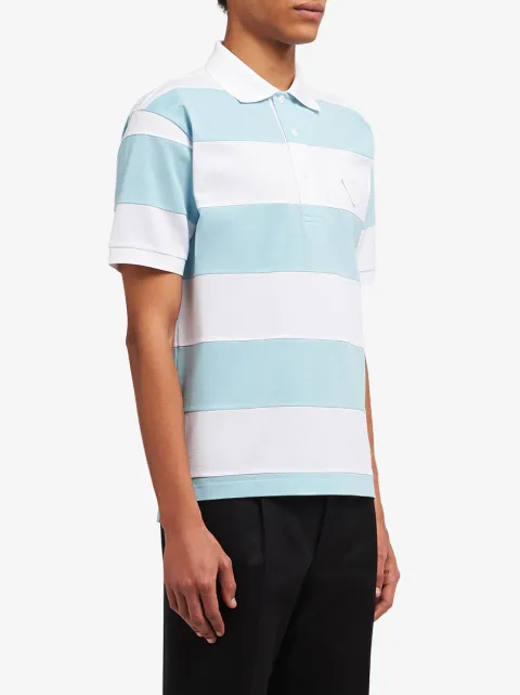 prada striped polo shirt