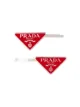 Image 1 of Prada triangle logo hair clips