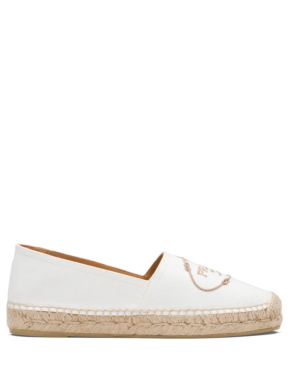 Image 1 of Prada embroidered logo espadrilles