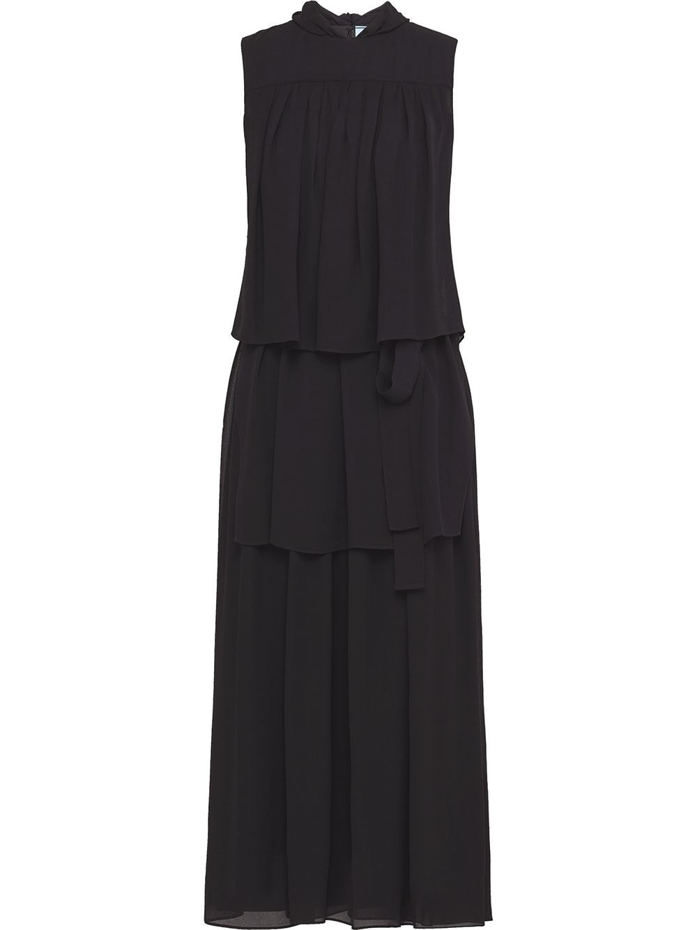 PRADA SABLÉ CREPE DRESS