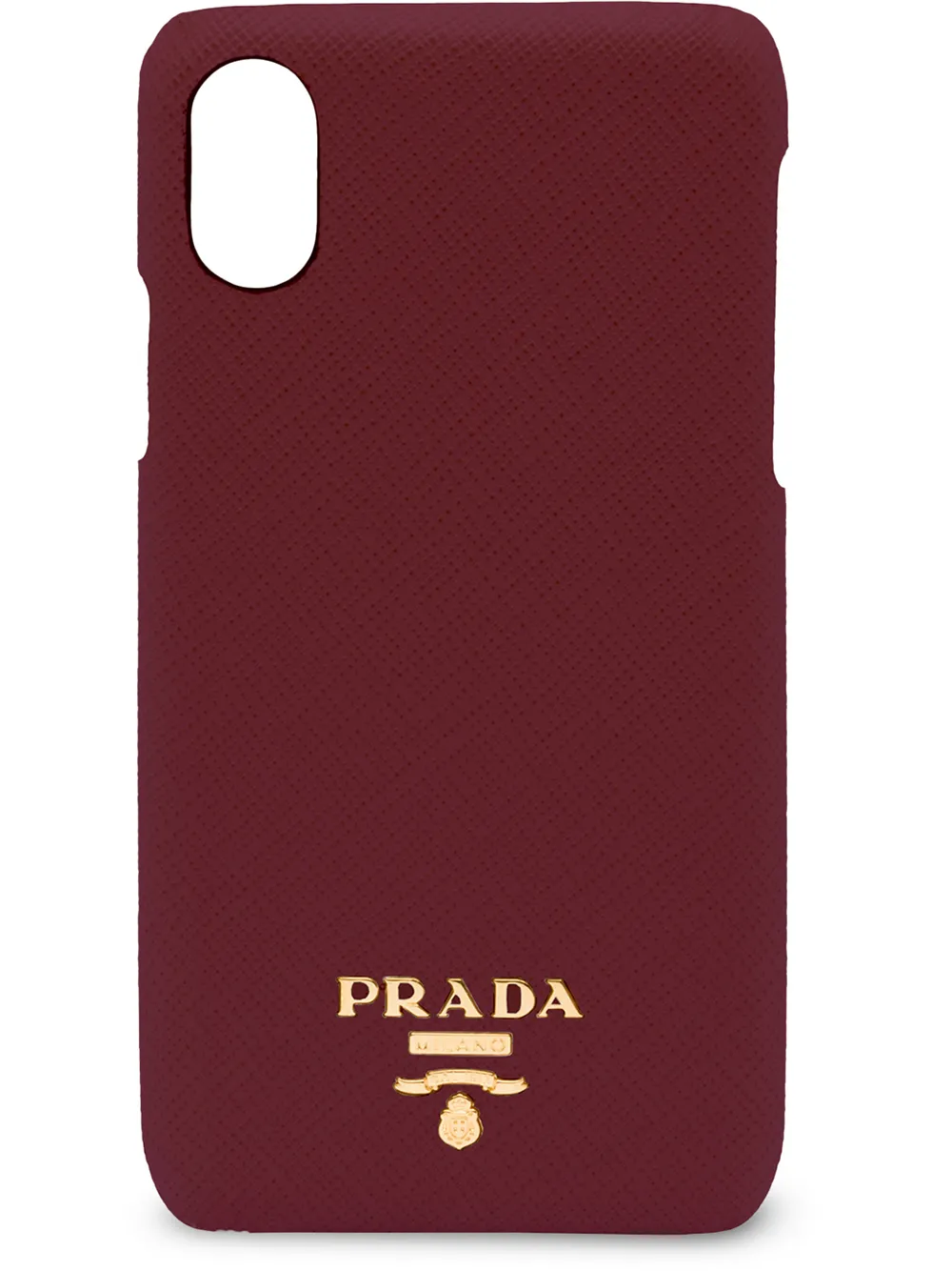 Prada Logo-plaque Iphone X/xs Case In Red