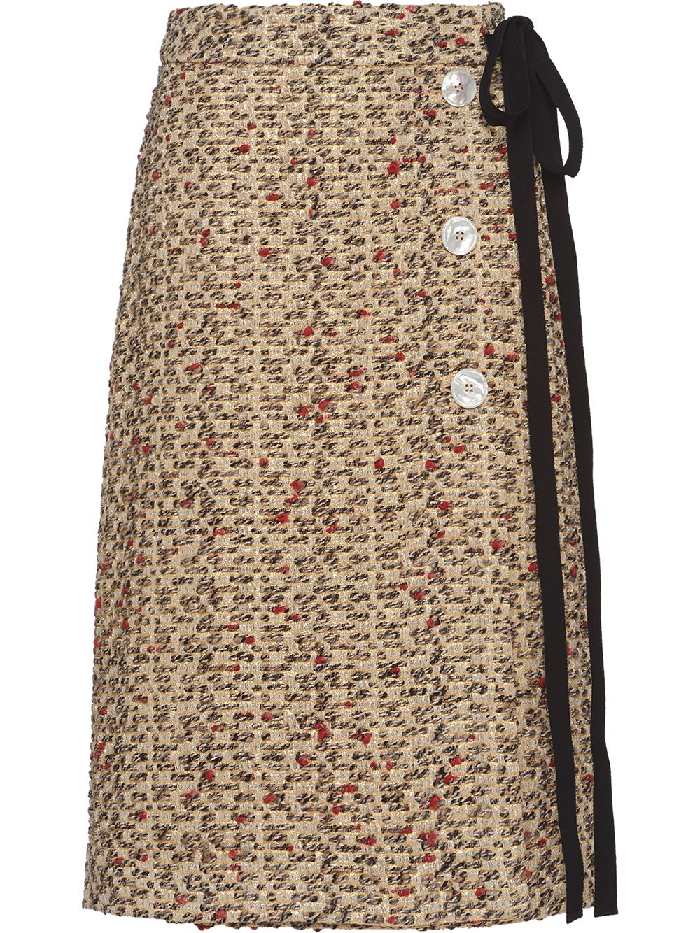 фото Prada юбка из ткани ламе