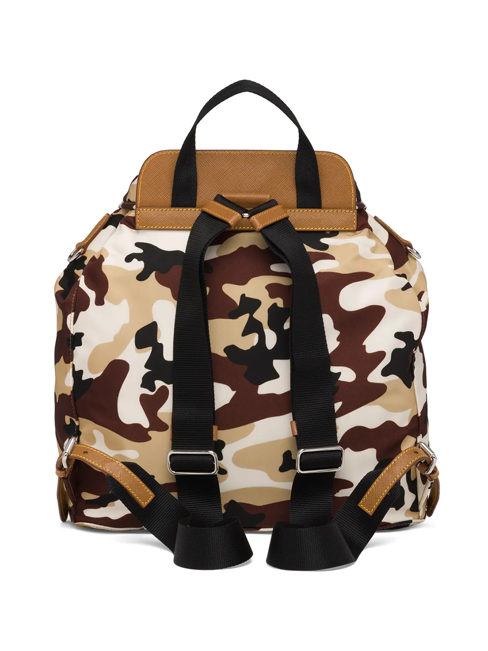 prada camo backpack