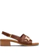 Image 1 of Prada slingback leather sandals