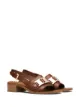 Image 2 of Prada slingback leather sandals