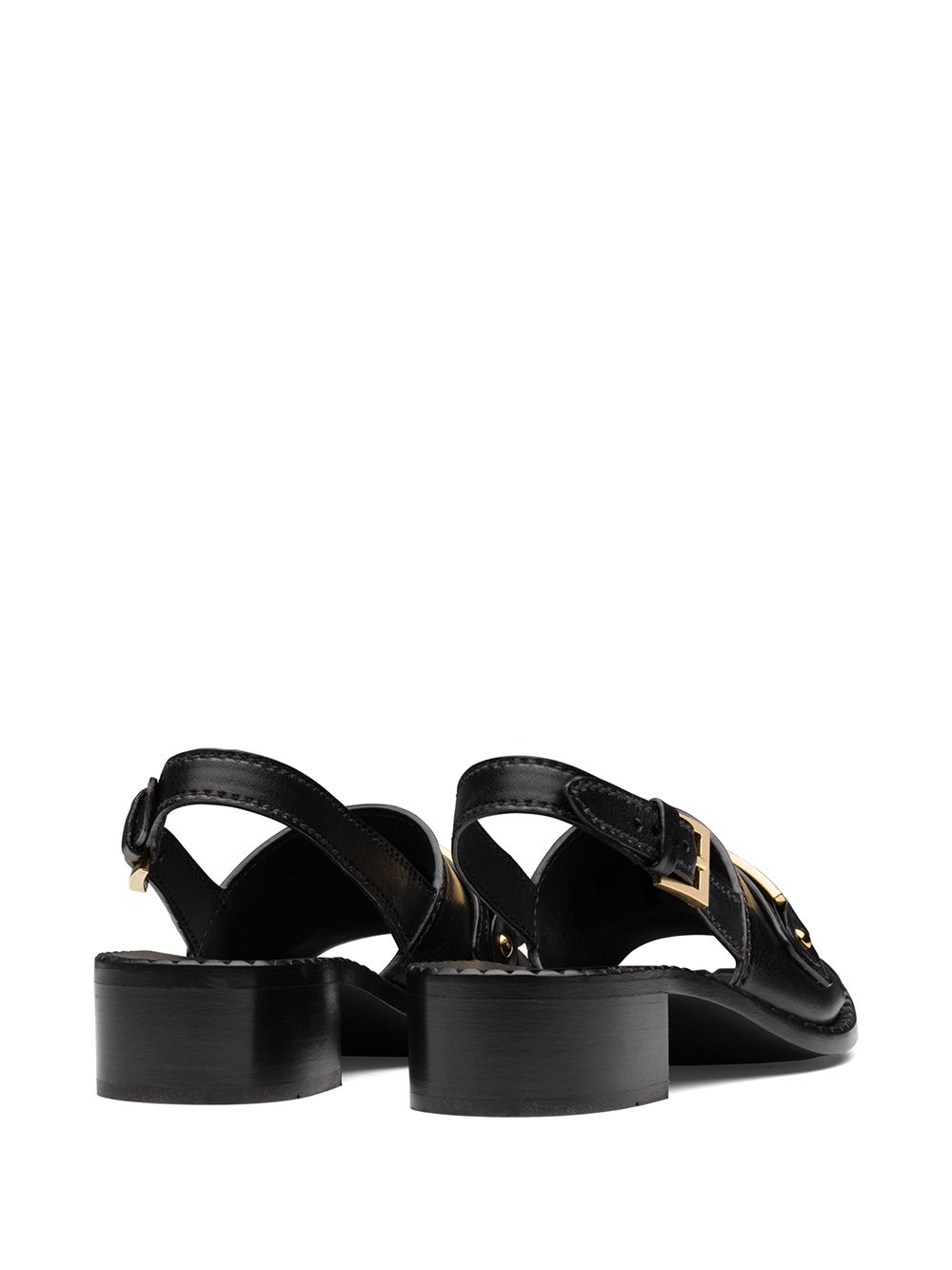 Prada Chain Detail Sandals - Farfetch