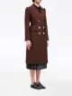 Prada double-breasted belted coat