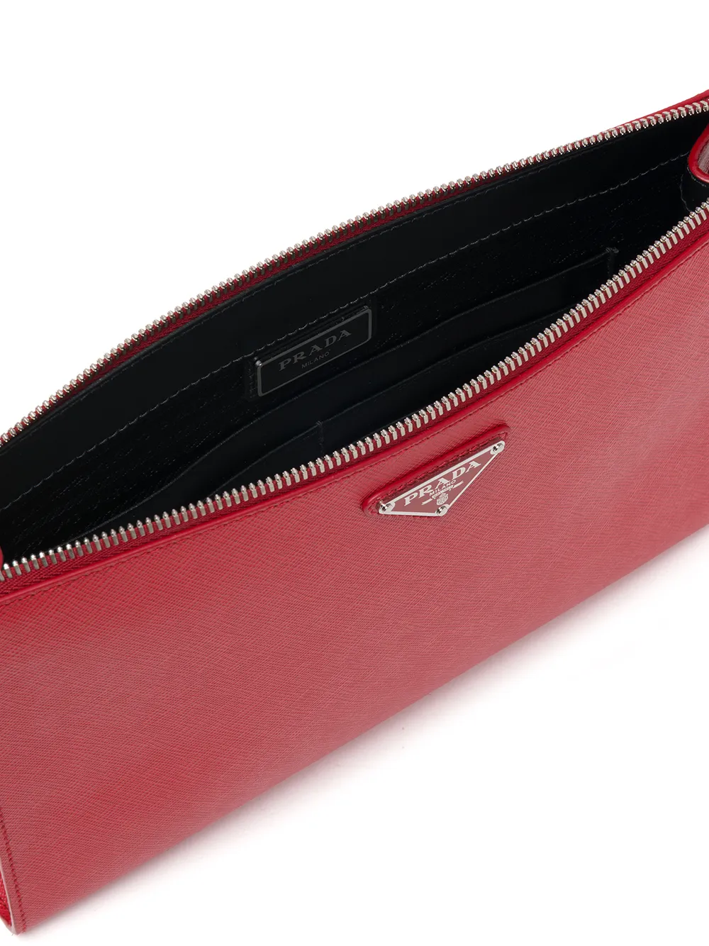 prada saffiano leather clutch