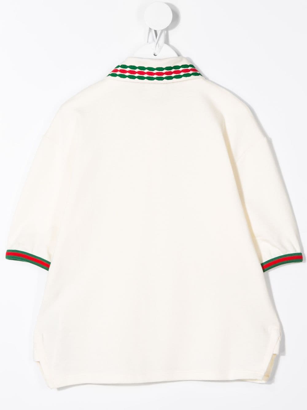 Gucci Kids Poloshirt met borduurwerk - Wit