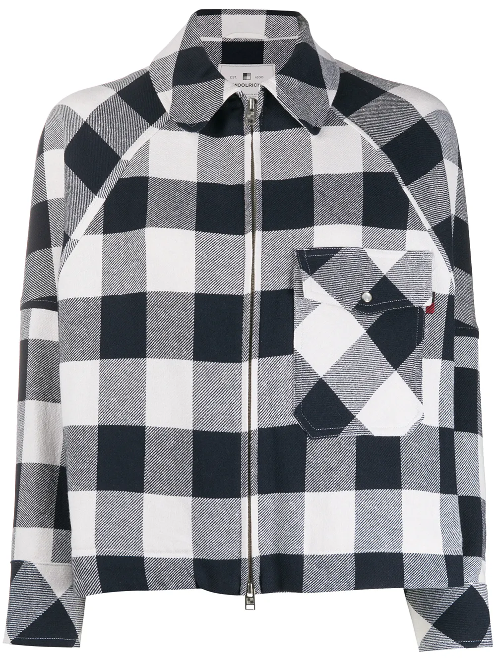 Woolrich check print peacoat Woolrich check print peacoat