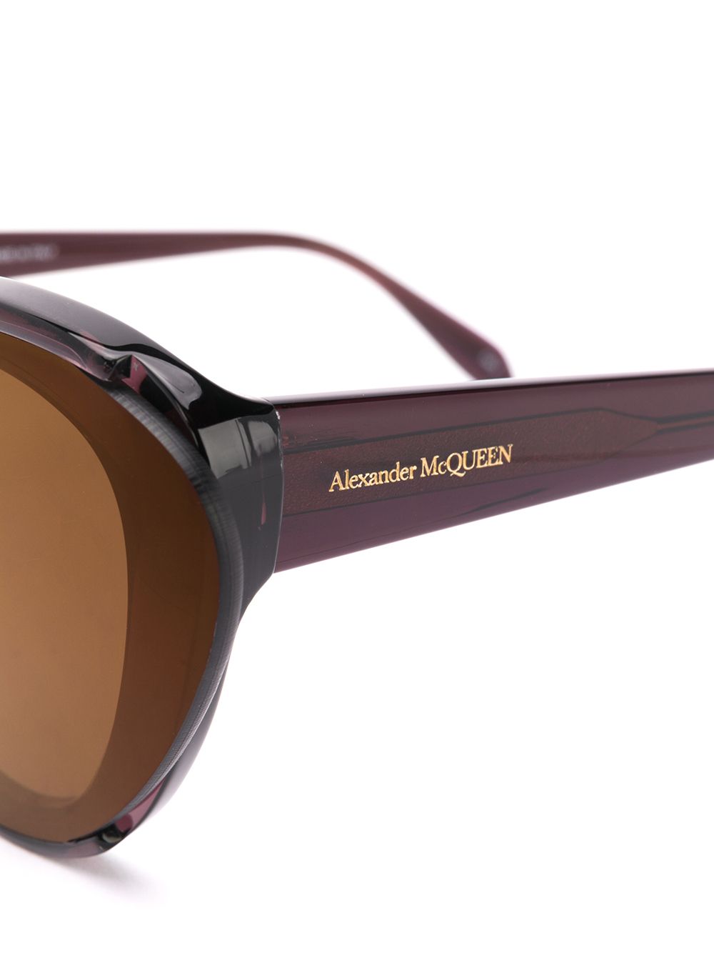 фото Alexander mcqueen eyewear солнцезащитные очки в оправе 'кошачий глаз'