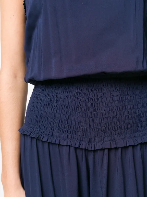 tory burch smocked jumpsuit