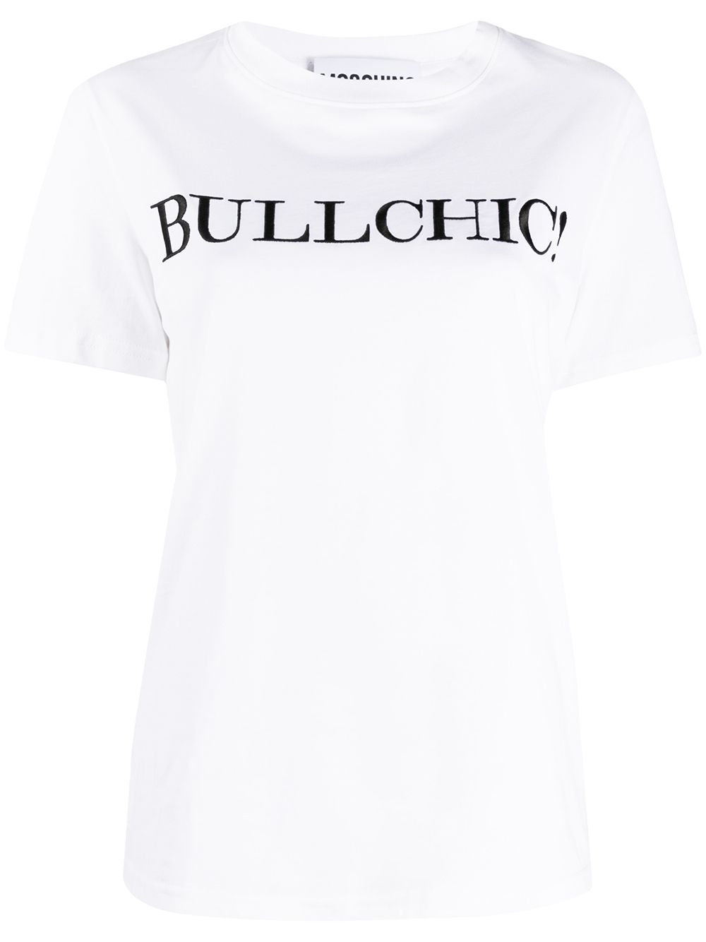 фото Moschino футболка с принтом bullchic