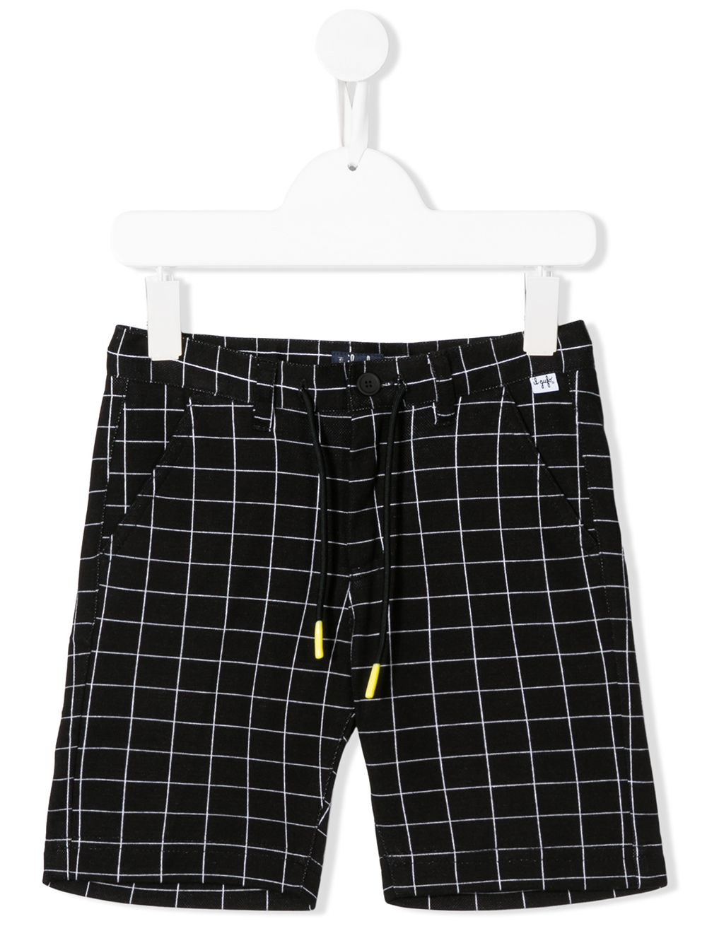 фото Il gufo checked shorts