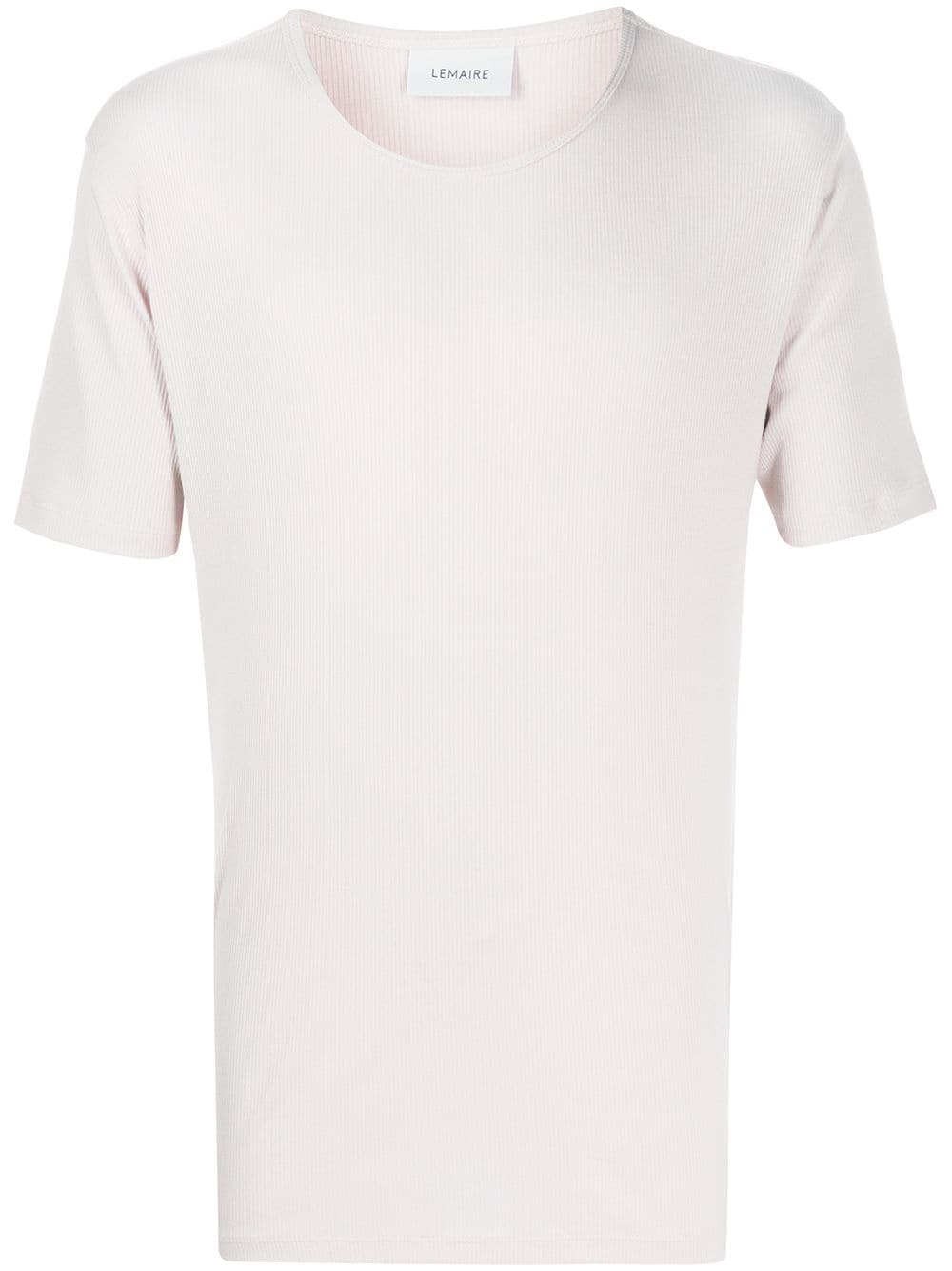 Lemaire Short Sleeve Relaxed Fit T-shirt In Neutrals