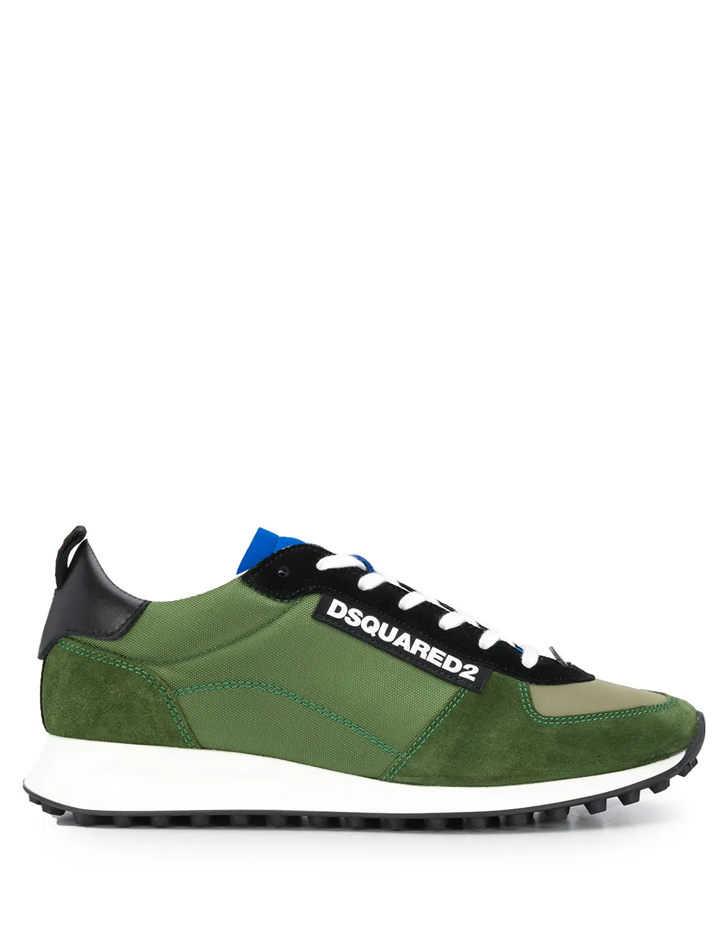 Dsquared2 New Running Hiking Sneakers In Green