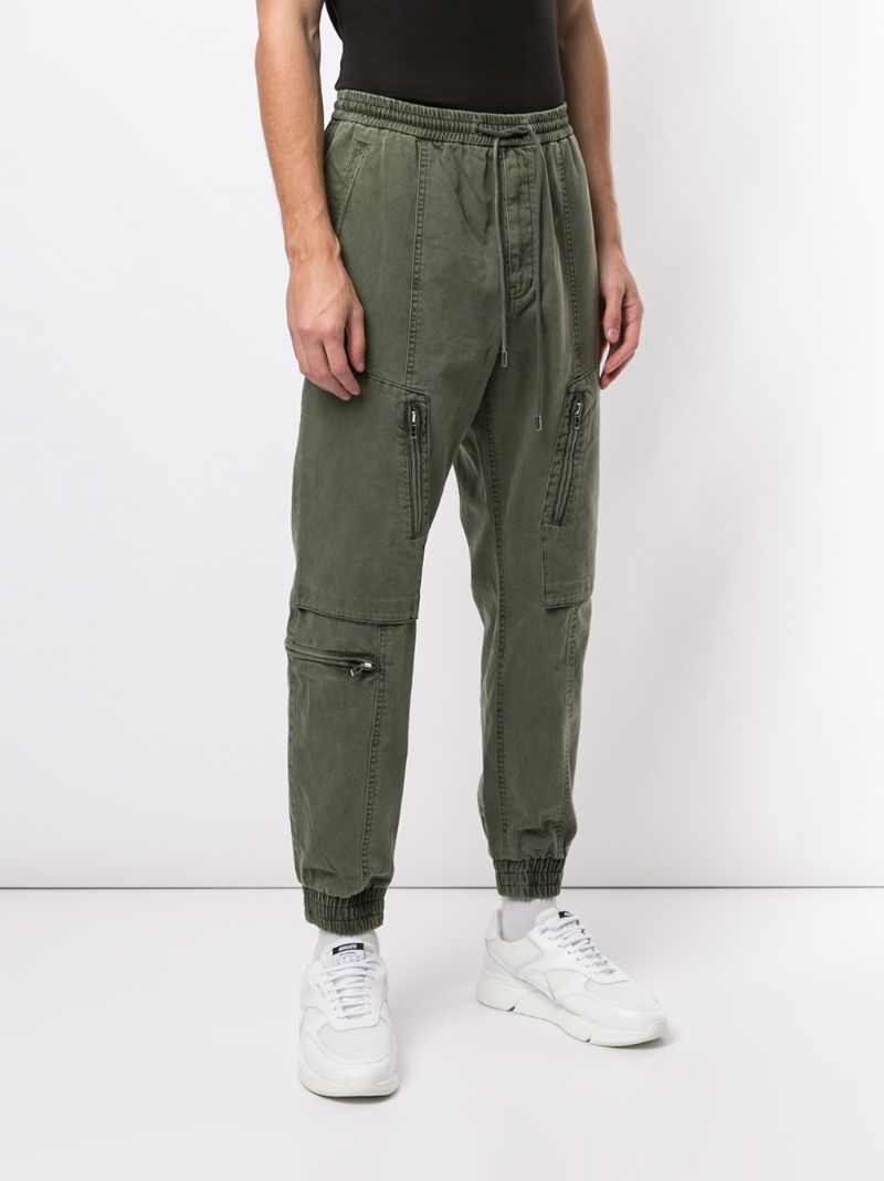 JUUNJ DENIM TRACK PANTS 