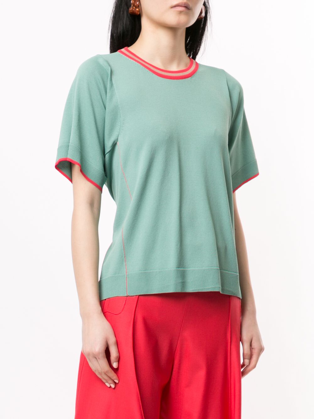 фото Eudon choi relaxed knitted top