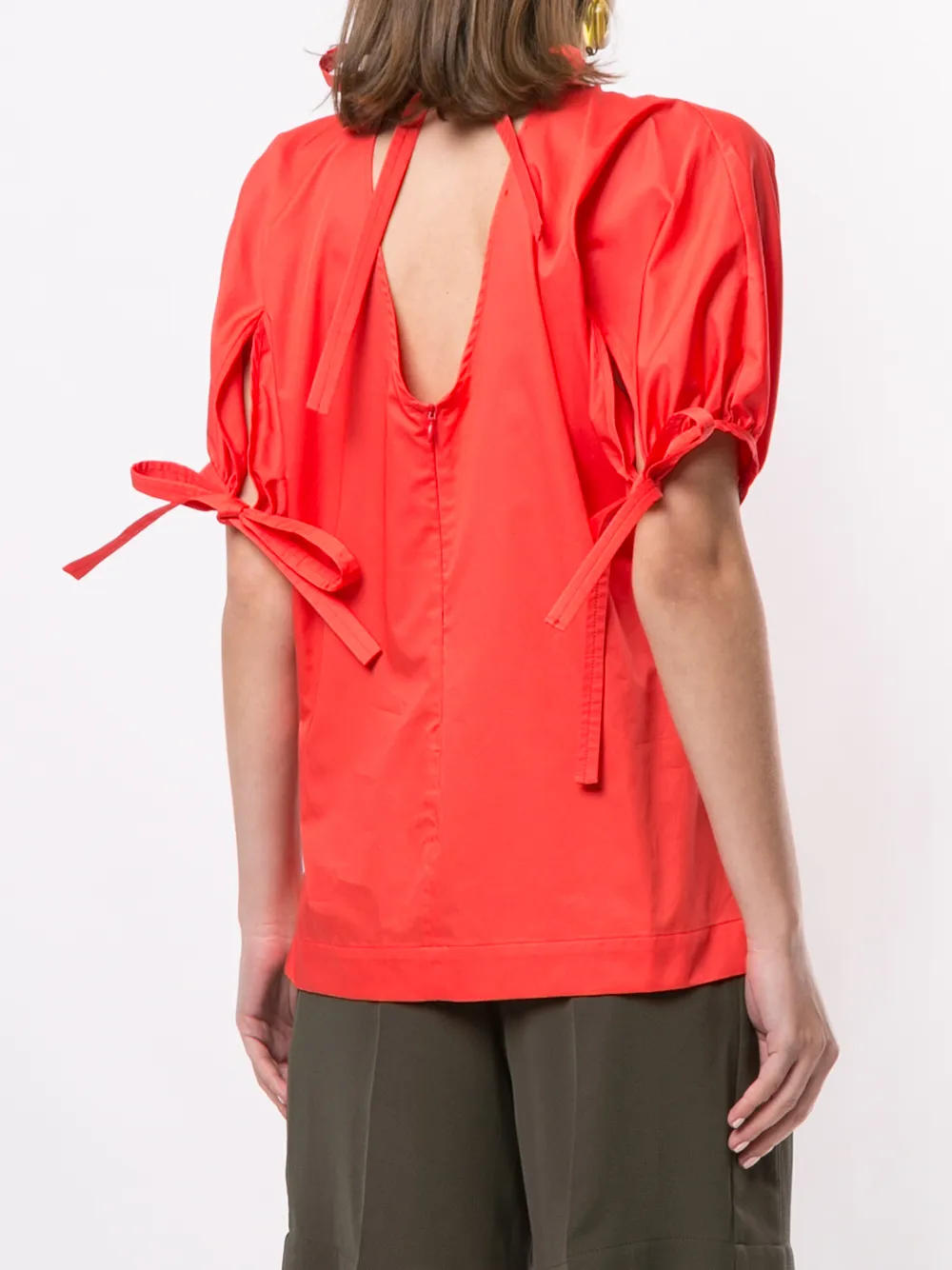 фото Eudon choi short-sleeved cotton blouse