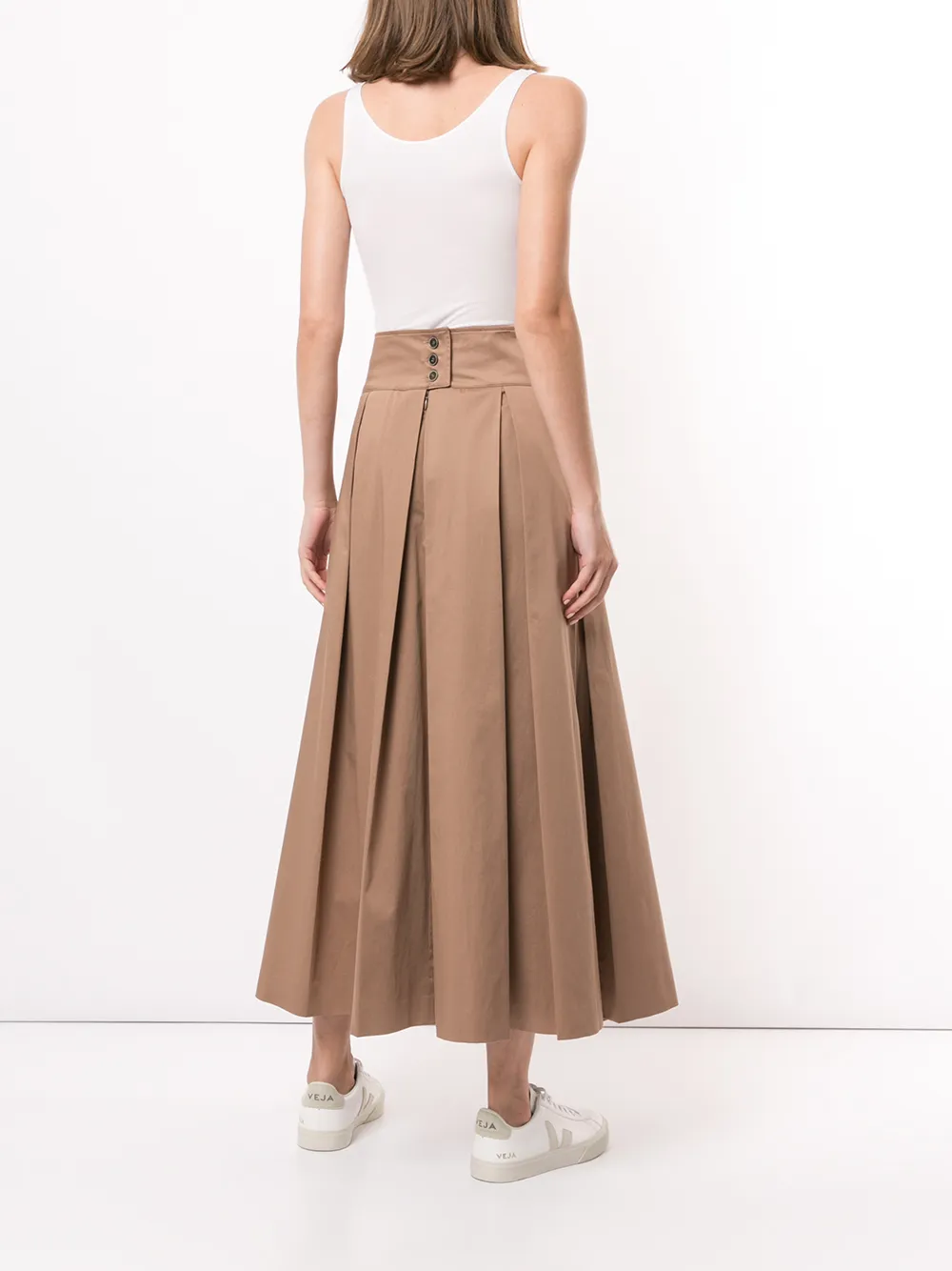 фото Eleventy pleated long skirt