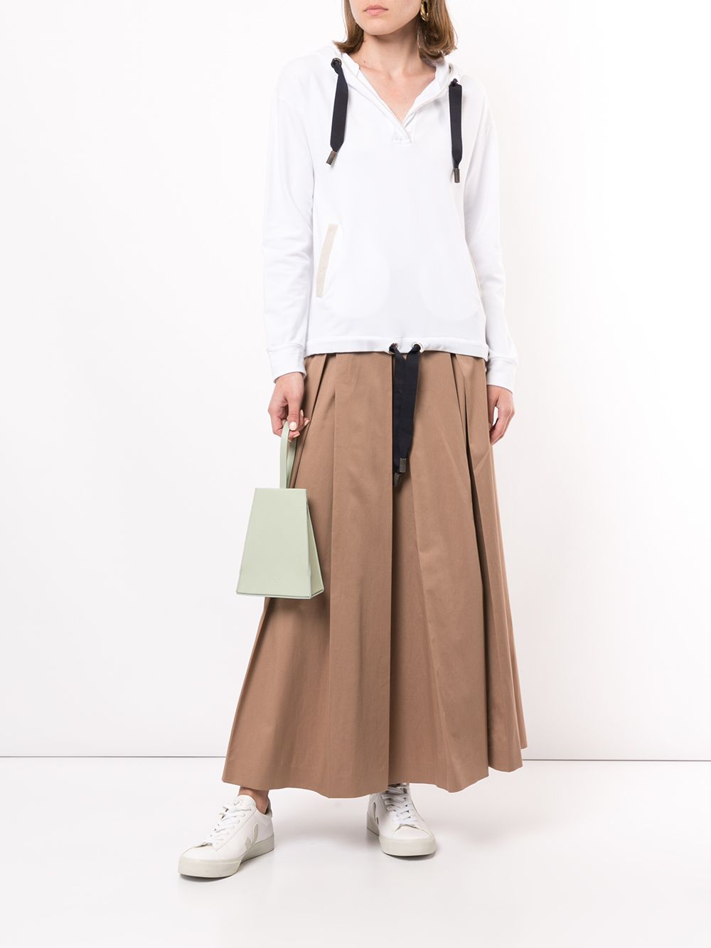 фото Eleventy pleated long skirt