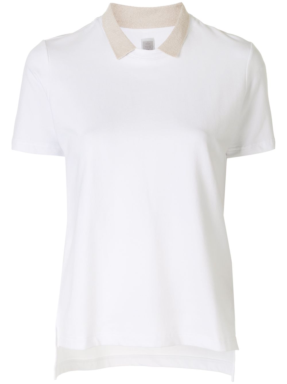 фото Eleventy layered collar t-shirt